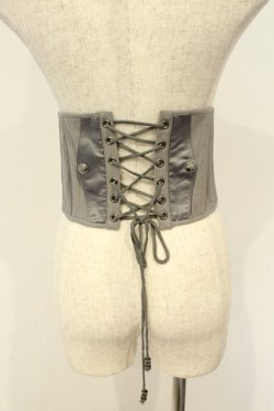 画像3: Ozz Croce / エンブロイダリーショートコルセット  グレー O-26-02-06-020-OO-TO-OW-OS