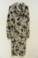 画像4: HYSTERIC GLAMOUR / MONDO PARADISE柄 ロングワンピース F グレー O-26-02-06-003-PU-OP-YM-ZT359 (4)