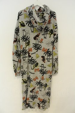 画像4: HYSTERIC GLAMOUR / MONDO PARADISE柄 ロングワンピース F グレー O-26-02-06-003-PU-OP-YM-OS