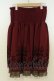 画像2: axes femme / ハイウエストスカート M ワイン O-26-02-06-024-AX-OP-OW-OS (2)