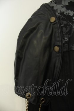 画像3: STEAM / 異素材切り替えジャケット  ブラック O-26-02-06-027-HN-JA-OW-OS