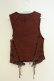 画像3: Ozz Croce / ダブルレースアップベスト  レンガ O-26-02-06-028-OO-TO-OW-OS (3)