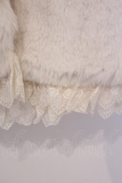 画像2: axes femme / ショートフェイファーコート  アイボリー O-26-02-07-033-AX-JA-IG-OS