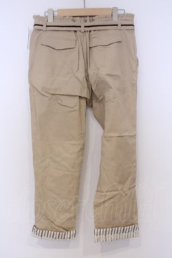 画像3: axes femme / ウエストリボンチノパン L ベージュ O-26-02-07-037-AX-PA-IG-OS