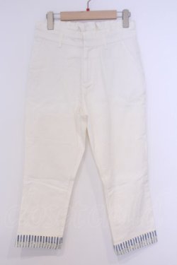 画像1: axes femme / ウエストリボンチノパン L オフ O-26-02-07-041-AX-PA-IG-OS