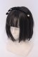 画像1: melume / リボンカチューシャ  クロ O-26-02-07-044-0-AC-YM-ZT575-F003 (1)