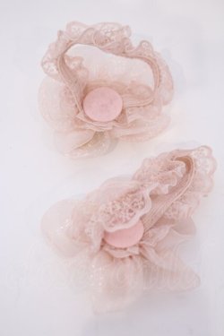 画像2: Rojita / オーガンジーフラワーシュシュSET  ピンク O-26-02-07-046-LO-ZA-YM-ZT575-F004