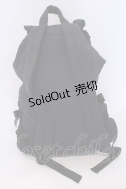 画像2: m petit by misako / TT AM リボンフラップ リュックサック  クロ O-26-02-07-051-LO-BG-YM-OS