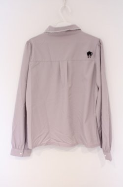 画像2: axes femme POETIQUE / キャットブローチ付ブラウス（ブローチ欠品） M ラベンダー O-26-02-07-1004-AX-BL-OW-OS