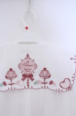 画像4: Amavel / お菓子の国の女王ブラウス  シロ×ピンク O-26-02-07-1007-CA-BL-IG-OS