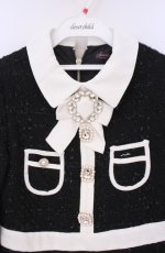 画像2: Swankiss / TS spring tweed O/P ワンピース F クロ O-26-02-07-1009-CA-OP-IG-ZT393 (2)