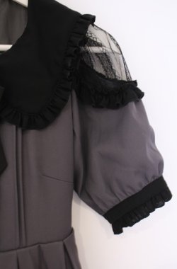 画像2: Amavel / Blooming Frill ワンピース F グレー O-26-02-07-1010-CA-OP-OW-OS