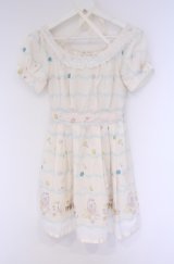 Secret Honey / イースターワンピース(ミスバニー＆とんすけver) 2 アイボリー O-26-02-07-1011-CA-OP-OW-OS