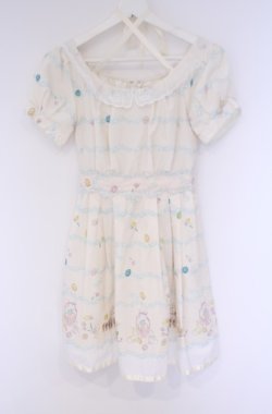 画像1: Secret Honey / イースターワンピース(ミスバニー＆とんすけver) 2 アイボリー O-26-02-07-1011-CA-OP-OW-OS