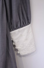 画像3: 海外ロリータ / ヨークタックワンピース 2XL グレー×シロ O-26-02-07-1013-LO-OP-IG-OS (3)