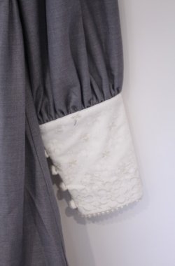 画像3: 海外ロリータ / ヨークタックワンピース 2XL グレー×シロ O-26-02-07-1013-LO-OP-IG-OS