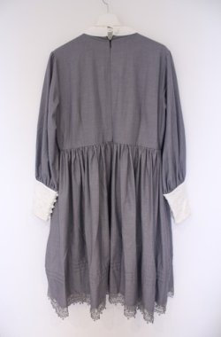 画像5: 海外ロリータ / ヨークタックワンピース 2XL グレー×シロ O-26-02-07-1013-LO-OP-IG-OS
