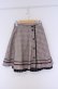画像1: axes femme POETIQUE / 釦デザインチェックスカート M ピンクｘグレー O-26-02-07-1025-AX-SK-YM-OS (1)