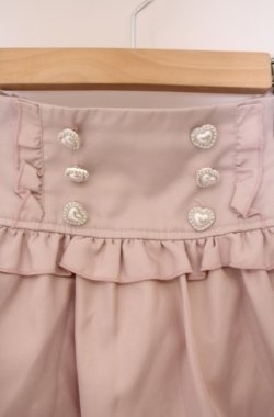 画像2: Lily Merry / ハートボタンスカパン M ピンク O-26-02-07-1026-LO-PA-YM-OS