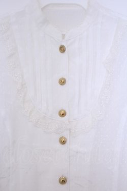 画像2: metamorphose / スワンレースブラウス  シロ O-26-02-07-008-ME-BL-OW-OS