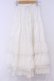 画像1: BABY,THE STARS SHINE BRIGHT / レースフリルペチコート  シロ O-26-02-07-011-BA-SK-OW-OS (1)