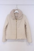 axes femme / ショート中綿コート M アイボリー O-26-02-07-013-AX-CO-IG-OS