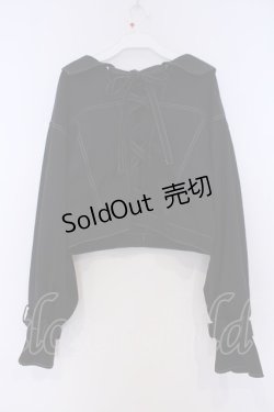 画像3: axes femme POETIQUE / バックレースアップジャケット  クロ O-26-02-07-014-AX-JA-IG-ZT226