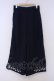 画像1: axes femme / 花刺繍入りワイドパンツ  ネイビー O-26-02-07-015-AX-PA-IG-OS (1)