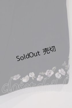 画像2: axes femme / 花刺繍入りワイドパンツ  ネイビー O-26-02-07-015-AX-PA-IG-OS