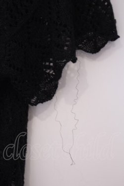 画像3: axes femme / 巻き薔薇パールニットトップス M クロ O-26-02-07-017-AX-TO-IG-OS