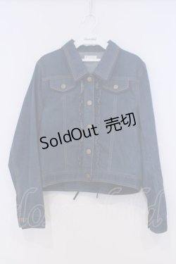 画像1: axes femme / レースアップGジャン  インディゴ O-26-02-07-018-AX-JA-IG-ZT0217V