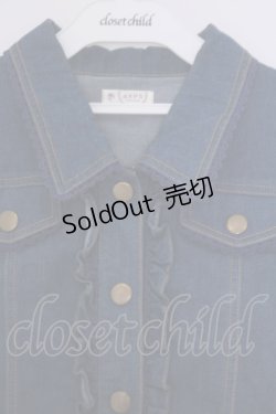 画像2: axes femme / レースアップGジャン  インディゴ O-26-02-07-018-AX-JA-IG-ZT0217V