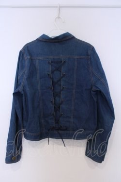 画像3: axes femme / レースアップGジャン  インディゴ O-26-02-07-018-AX-JA-IG-OS