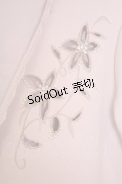 画像2: axes femme / 花透かしトッパーカーディガン M ピンク O-26-02-07-022-AX-TO-IG-OS