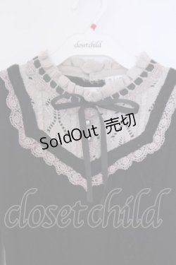 画像2: axes femme / ブロッキングニットプルオーバー  クロ O-26-02-07-025-AX-TO-IG-OS