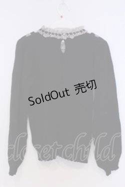 画像3: axes femme / ブロッキングニットプルオーバー  クロ O-26-02-07-025-AX-TO-IG-OS