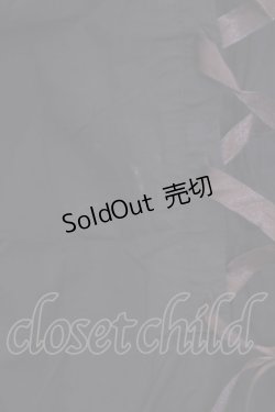 画像4: metamorphose / CL チュールジャボブラウス  ブラウン O-26-02-07-002-ME-BL-OW-OS