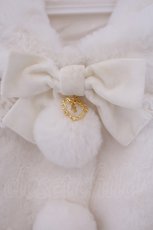画像2: BABY,THE STARS SHINE BRIGHT / Ribbon Princessファーケープ  シロ O-26-02-09-024-BA-JA-YM-OS (2)