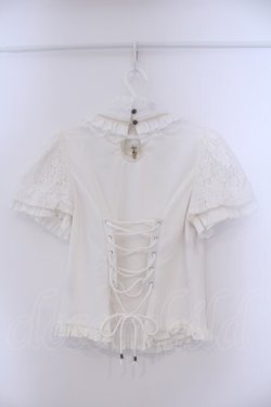 画像4: 星箱Works / ミッドナイトスターブラウス  シロ O-26-02-09-028-0-BL-IG-OS