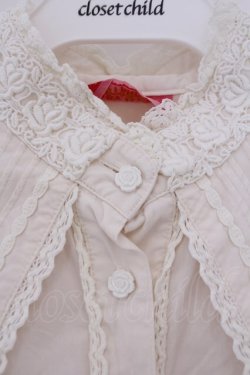 画像2: BABY,THE STARS SHINE BRIGHT / 立ち襟ブラウス  生成り O-26-02-09-030-BA-BL-IG-OS