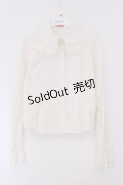 画像1: BABY,THE STARS SHINE BRIGHT / ローズレースブラウス  生成り O-26-02-09-031-BA-BL-IG-OS