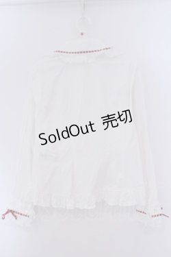 画像4: BABY,THE STARS SHINE BRIGHT / Love ring Present Box ブラウス  シロ×えんじ O-26-02-09-033-BA-BL-IG-OS