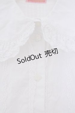 画像2: BABY,THE STARS SHINE BRIGHT / スクールブラウス  シロ O-26-02-09-034-BA-BL-IG-OS