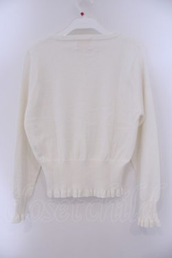 画像4: metamorphose / リボンカーディガン  シロ O-26-02-09-037-ME-TO-OW-OS