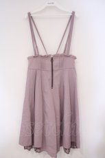 画像1: axes femme / サス付フロントファスナースカート M ピンクO-26-02-09-054-AX-SK-OW-ZT593 (1)