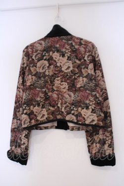 画像3: axes femme / 【Petrouchka axes femme 】ゴブランプリントジャケット L ワイン系 O-26-02-09-056-AX-JA-OW-OS