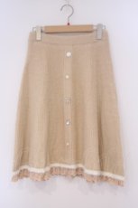 画像1: axes femme POETIQUE / ニットスカート M キナリ O-26-02-09-060-AX-SK-OW-ZT595 (1)