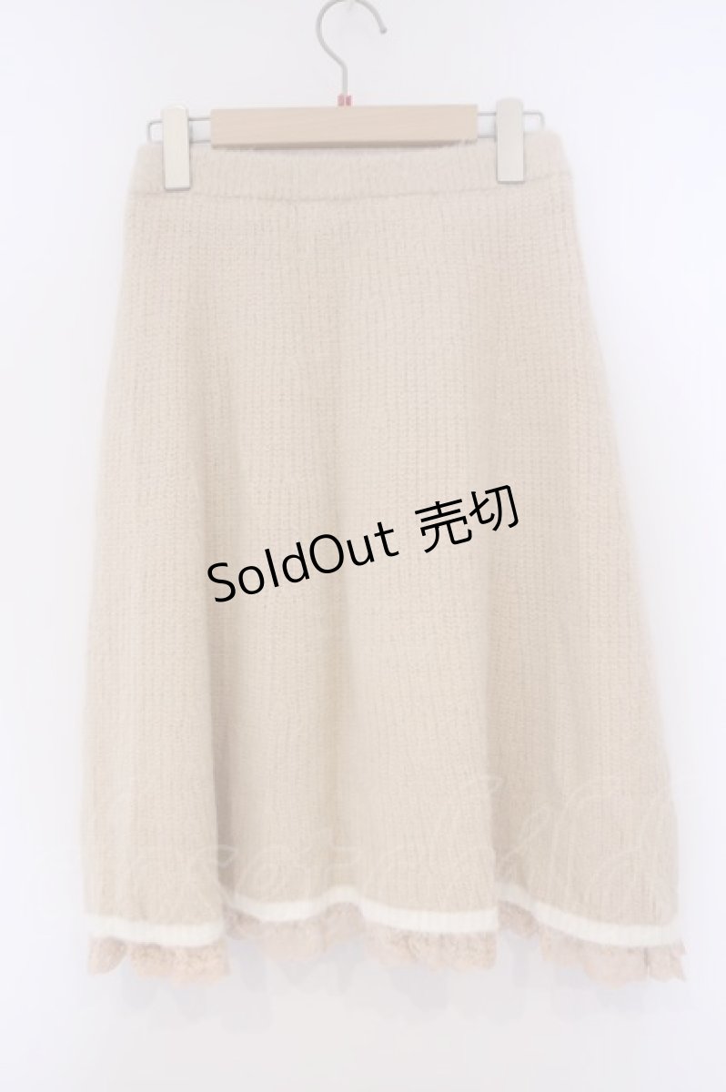 画像2: axes femme POETIQUE / ニットスカート M キナリ O-26-02-09-060-AX-SK-OW-ZT595 (2)