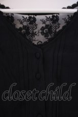 画像2: axes femme / フィッシュテール羽織ワンピース M クロ O-26-02-09-062-AX-TO-OW-ZT597 (2)