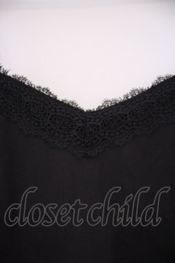 画像2: axes femme POETIQUE / バックリボンキャミワンピ M クロ O-26-02-09-063-AX-OP-OW-OS